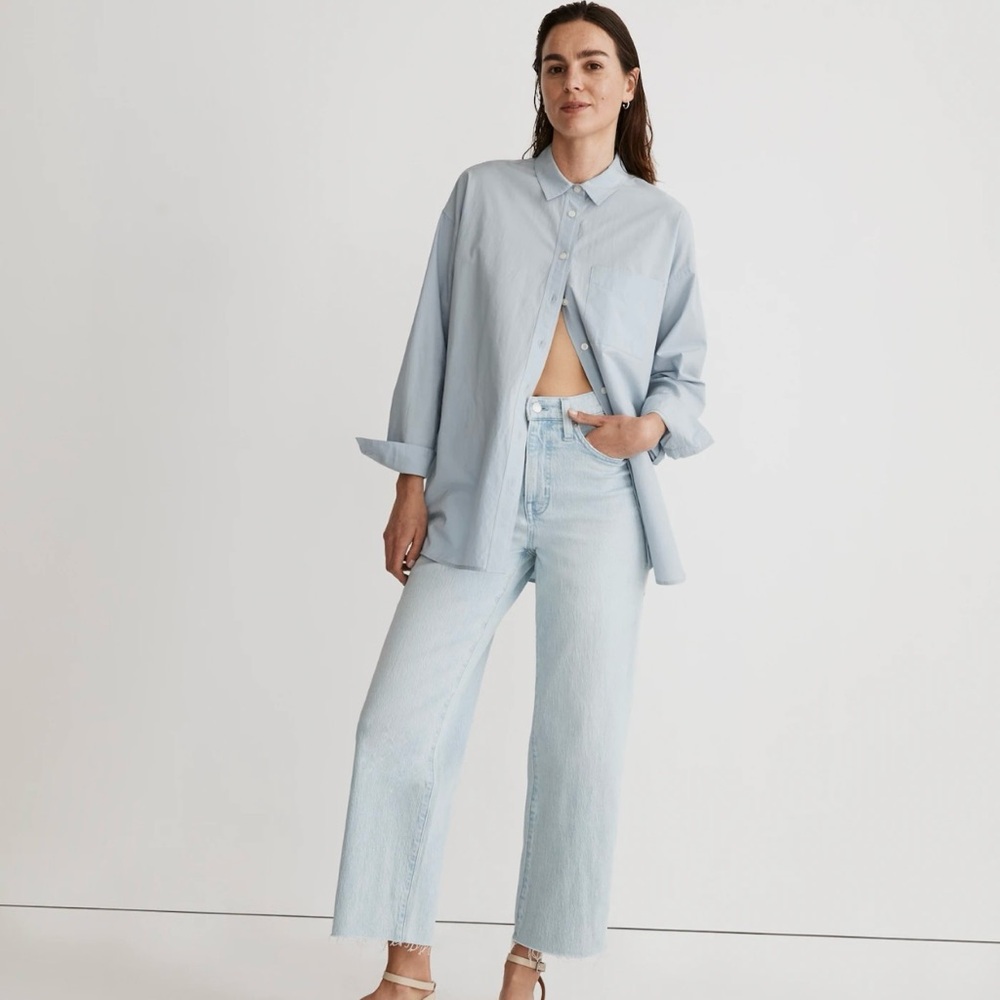 Madewell The Perfect Vintage Wide-Leg Crop Jeans